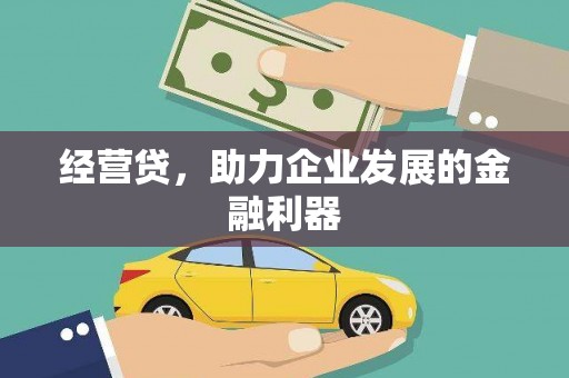 荷塘经营贷，助力企业发展的金融利器