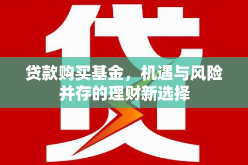 望城贷款购买基金，机遇与风险并存的理财新选择