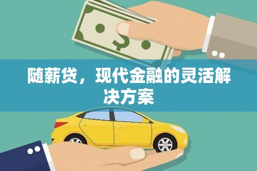 延平随薪贷，现代金融的灵活解决方案