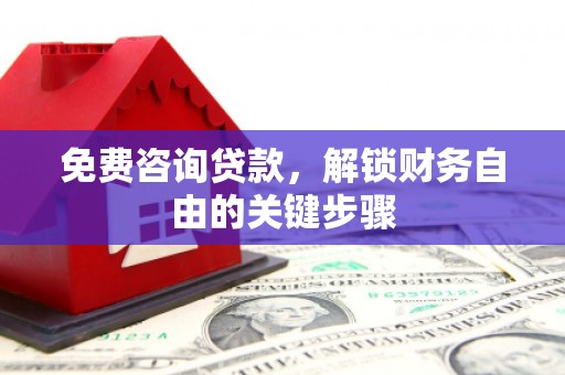 虾峙免费咨询贷款，解锁财务自由的关键步骤