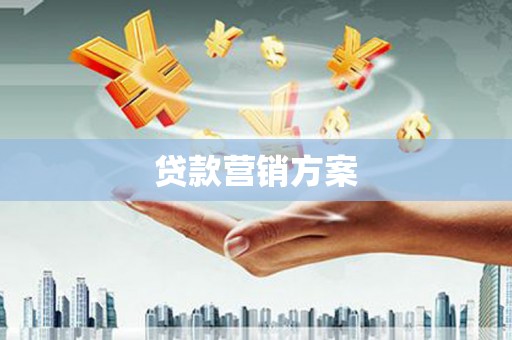 崇左贷款营销方案