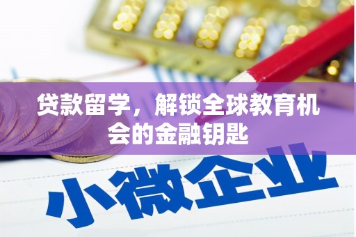 旅顺口贷款留学，解锁全球教育机会的金融钥匙