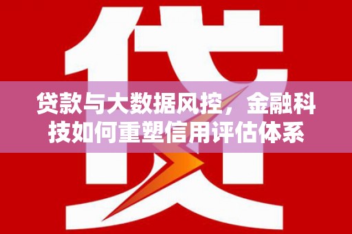 户县贷款与大数据风控，金融科技如何重塑信用评估体系
