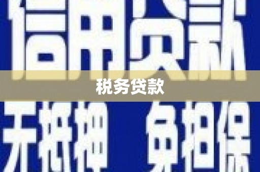 集美税务贷款