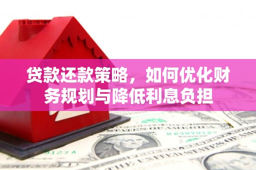 嘉黎贷款还款策略，如何优化财务规划与降低利息负担