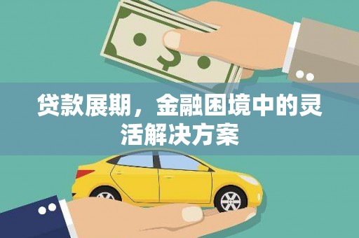 顺城贷款展期，金融困境中的灵活解决方案