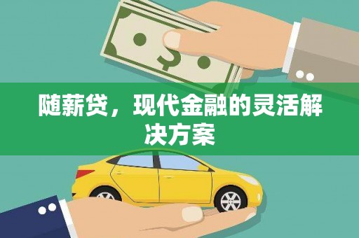 平南随薪贷，现代金融的灵活解决方案