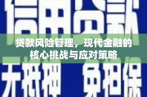 孝昌贷款风险管理，现代金融的核心挑战与应对策略