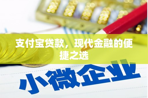 三峡支付宝贷款，现代金融的便捷之选
