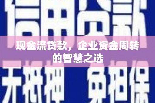 防城港现金流贷款，企业资金周转的智慧之选